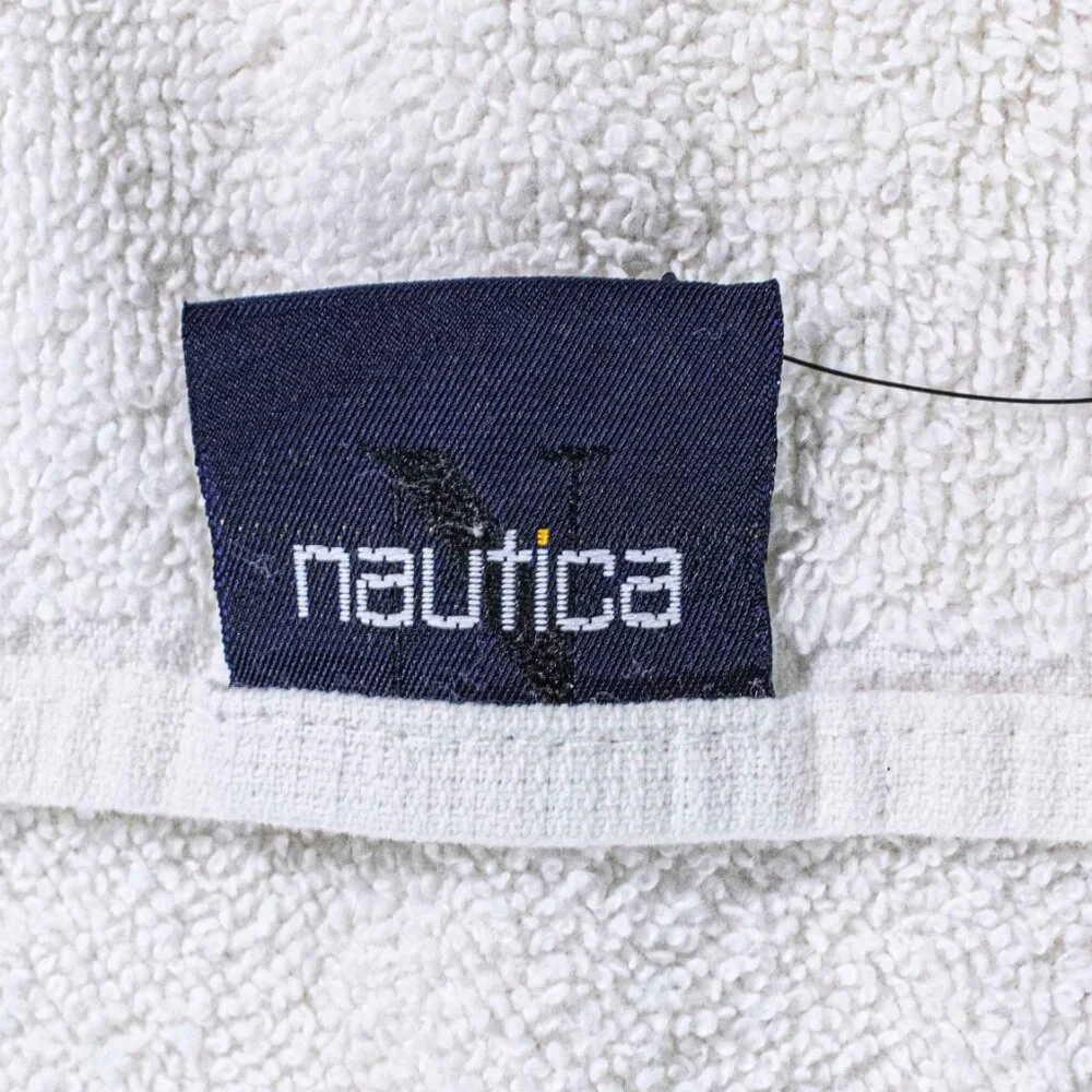 Vtg Nautica Competition Towel USA Spell Out Made in USA 90s Beach 64x35